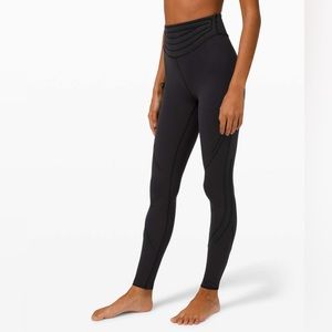 Lululemon, worn once, Get in Line Super High Rise 28” legging